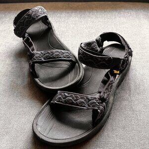 TEVA Men's Hurricane XLT2 Sport Sandals Size 11 Black Waterproof Hiking Active